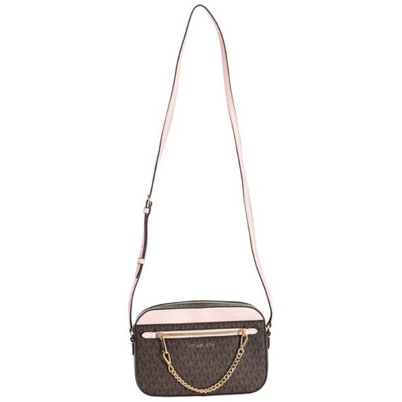 ❤️HP❤️Michael Kors Jet Set Large Leather Crossbody Bag (PrimRose) - Picture 3 of 4